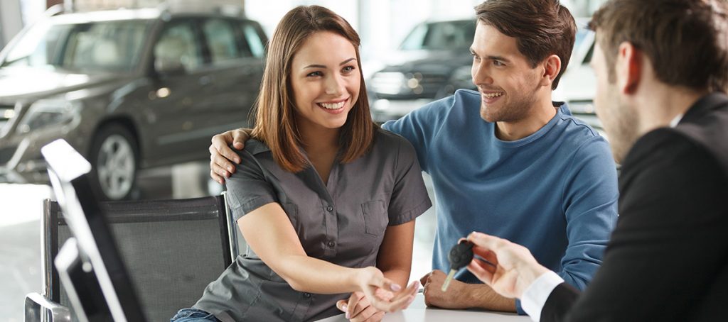 Couple Buying Car
