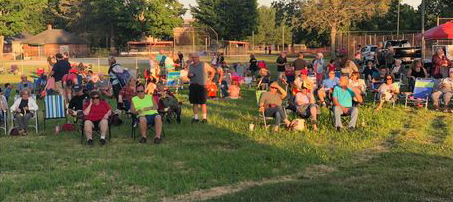Family Night 2022 at the Bandstand in Milford
